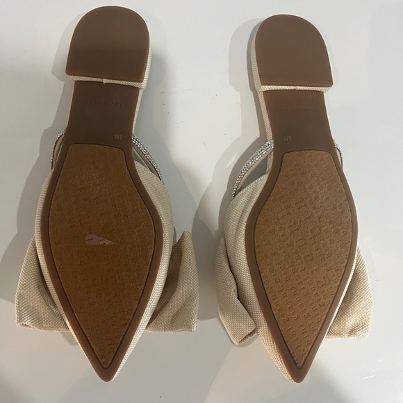 GIANNI BINI SZ 8 RHINE STONE FLATS - Picture 4 of 8